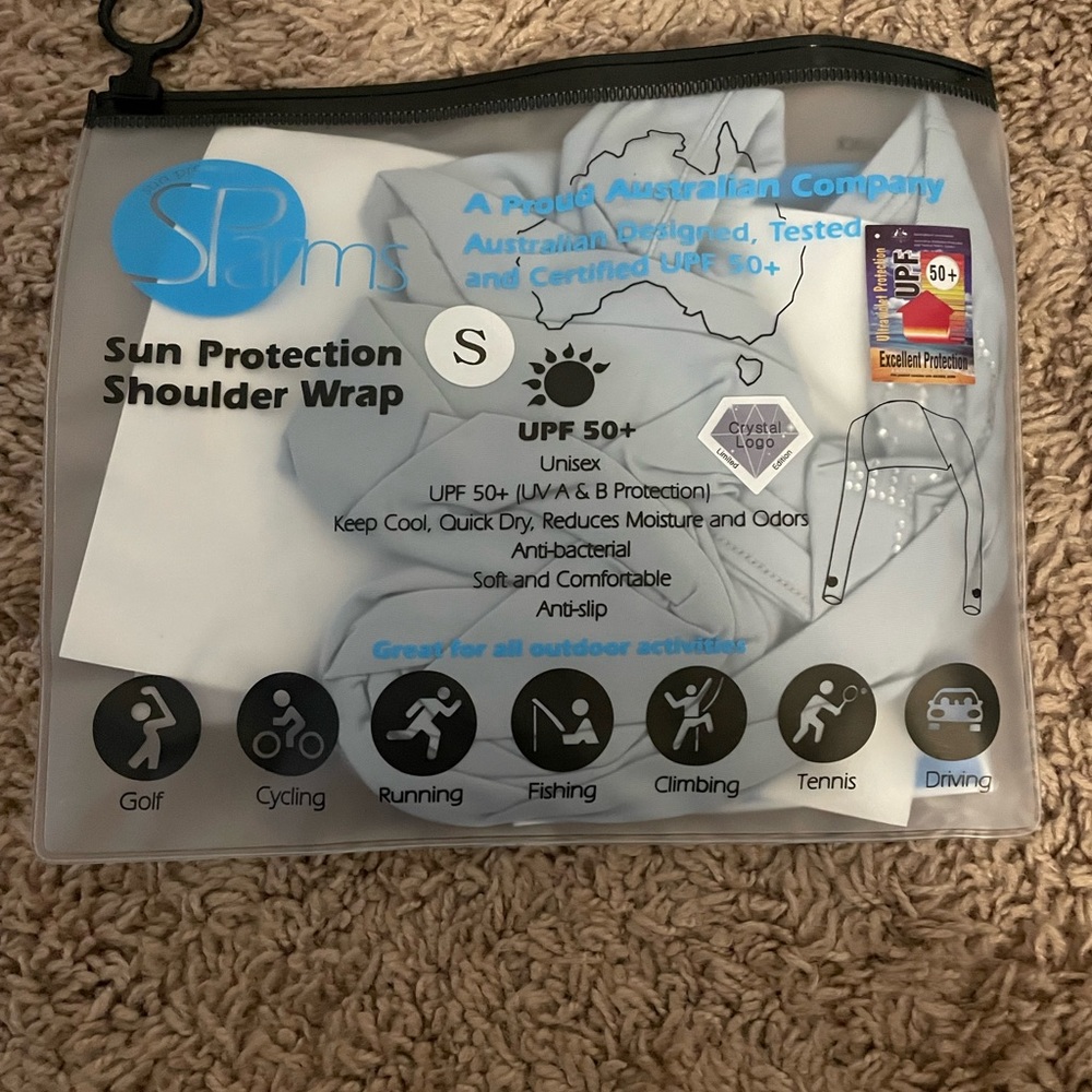 Sun protector shoulder wrap